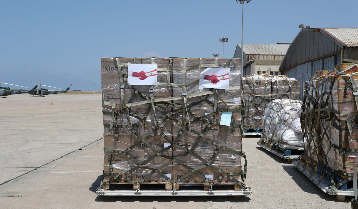 Second Shipment of Qatari Food Aid for Lebanese Army Arrives in Beirut
